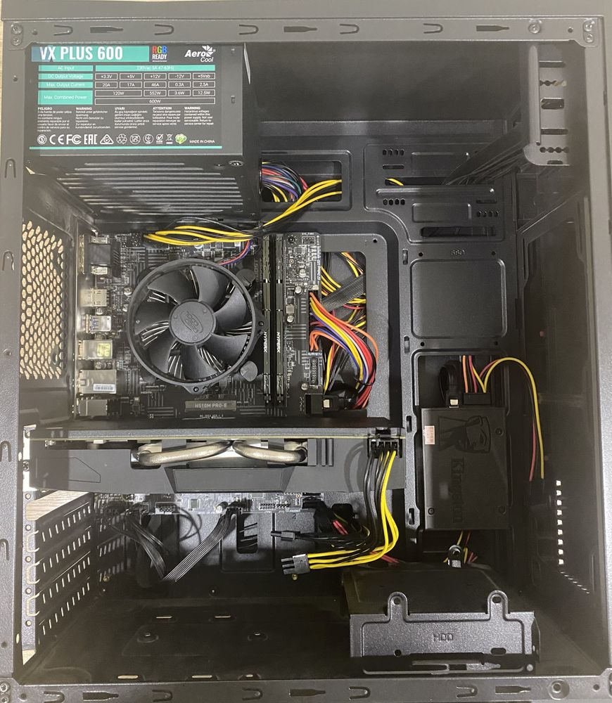 Продам компьютер i3-10100 rx580 8gb