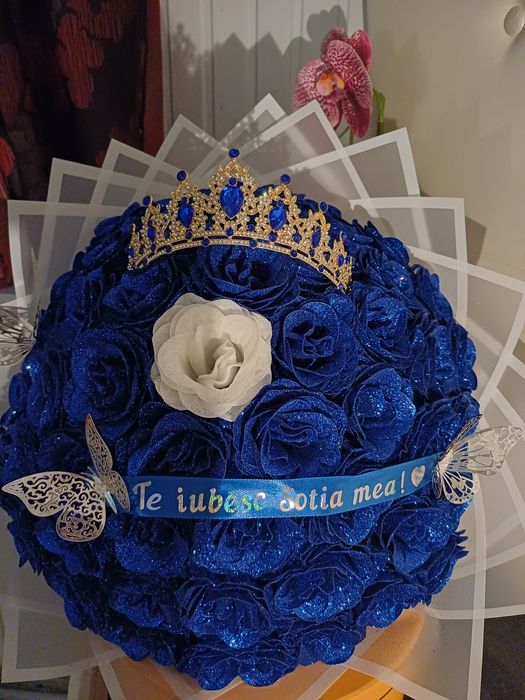 Buchete trandafiri din sapun