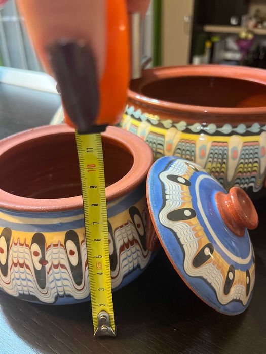 Set două oale din lut