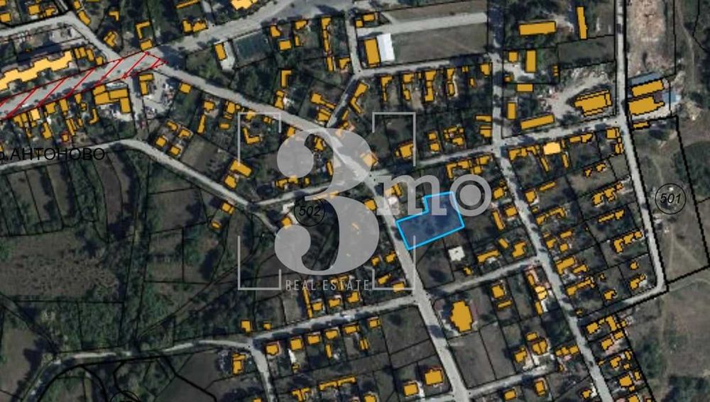 „3mo“ продава урегулиран поземлен имот, находящ се в гр. Антоново