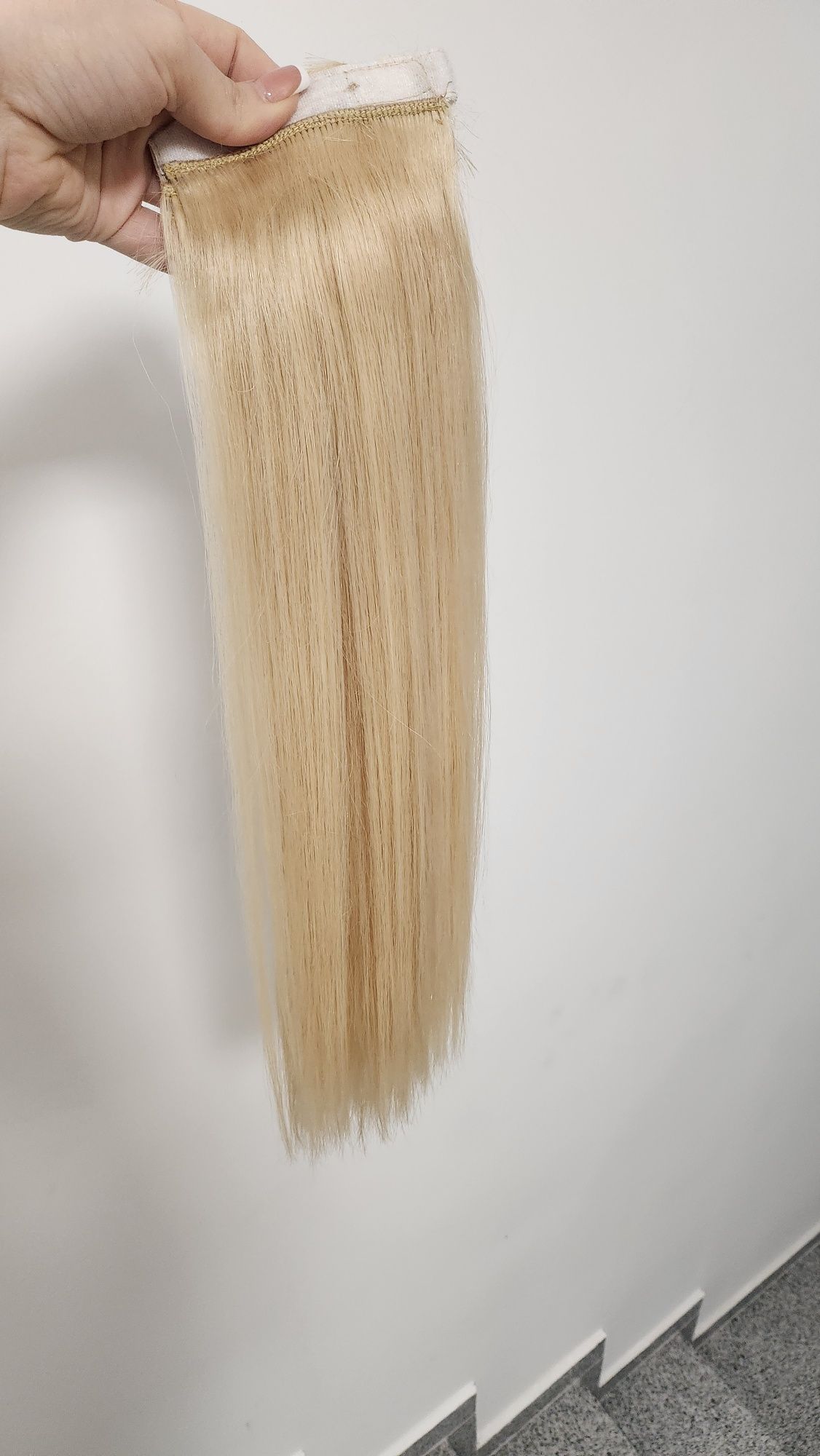 Опашка от естествена коса 50см
