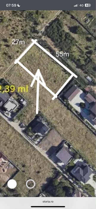 Teren 1500mp strada mesteacanului