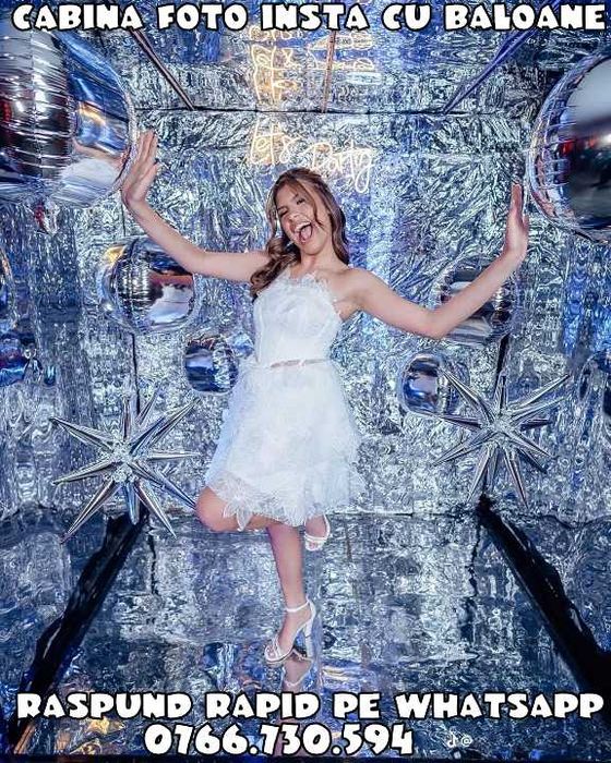 Aranjamente majorat Decor baloane Photocorner 18 ani / zi de nastere