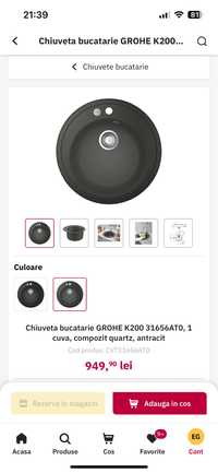 Chiuveta Grohe K200