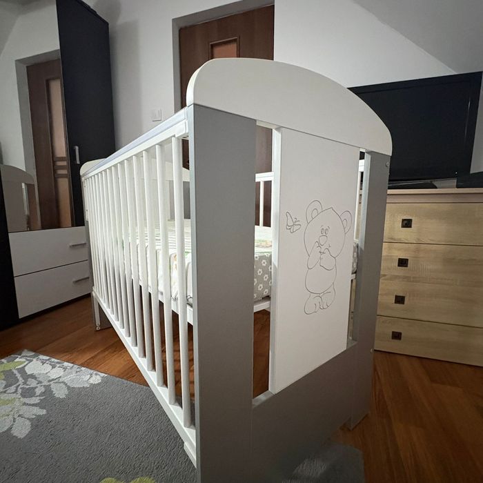 Vand patut bebe cu saltea