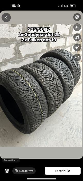 Cauciucuri 225/50/17  goodyear iarna