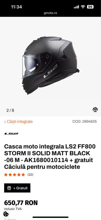 Casca moto LS Storm