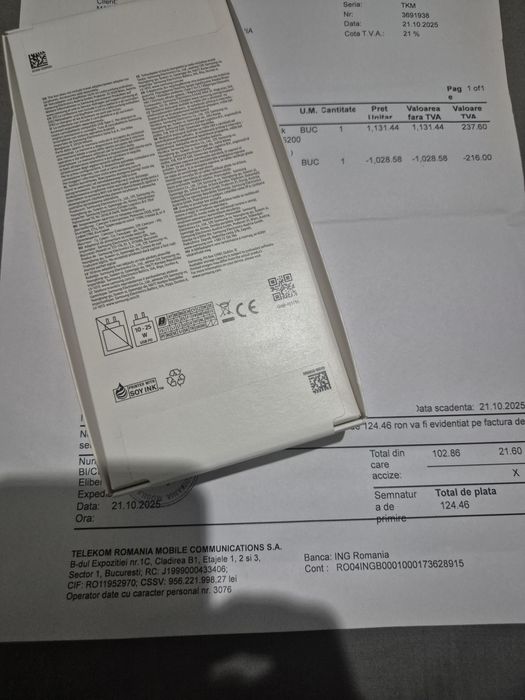 Samsung A26 128gb 5G - Sigilat - DualSim - Black - Factura