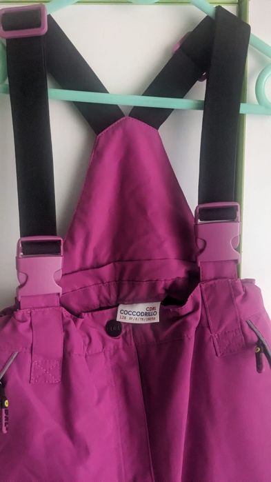 Pantaloni ski fete, 128 cm, Coccodrillo, fuchsia.
Preț 100