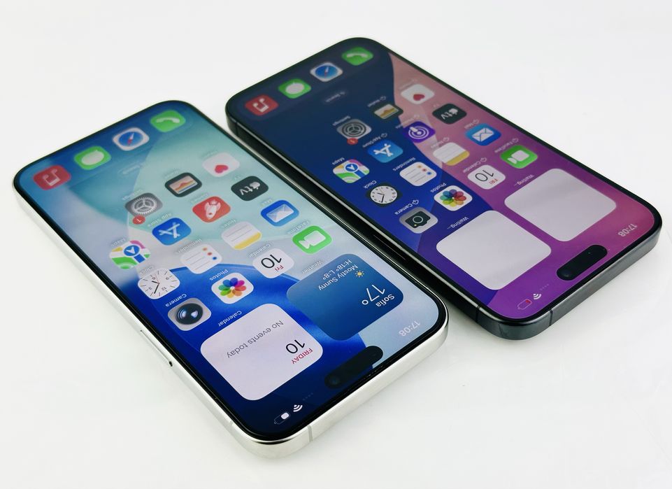 Apple iPhone 15 Pro Max 256GB Black / White Перфектен! Гаранция!