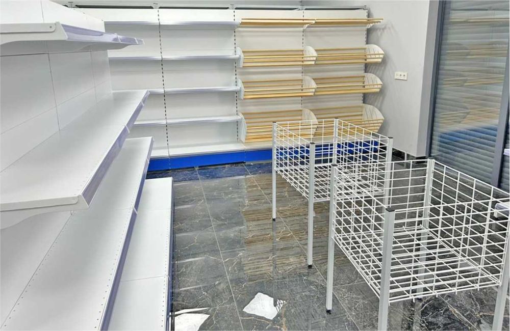 Торговое оборудование для магазина, стеллаж, прилавок витрина shto