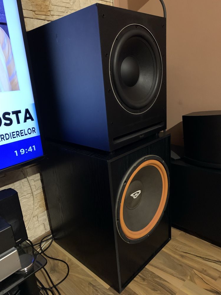 Cerwin Vega CLS-15S SUPER Subwoofer ACTIV 300W 25Hz Difuzor 15” 30Kg