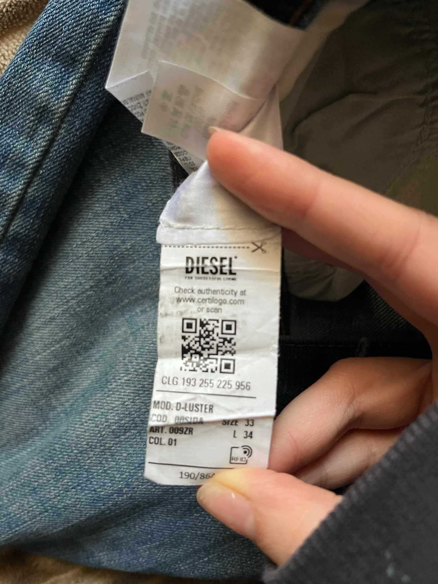 Дънки Diesel D-Luster - като нови W33 L34