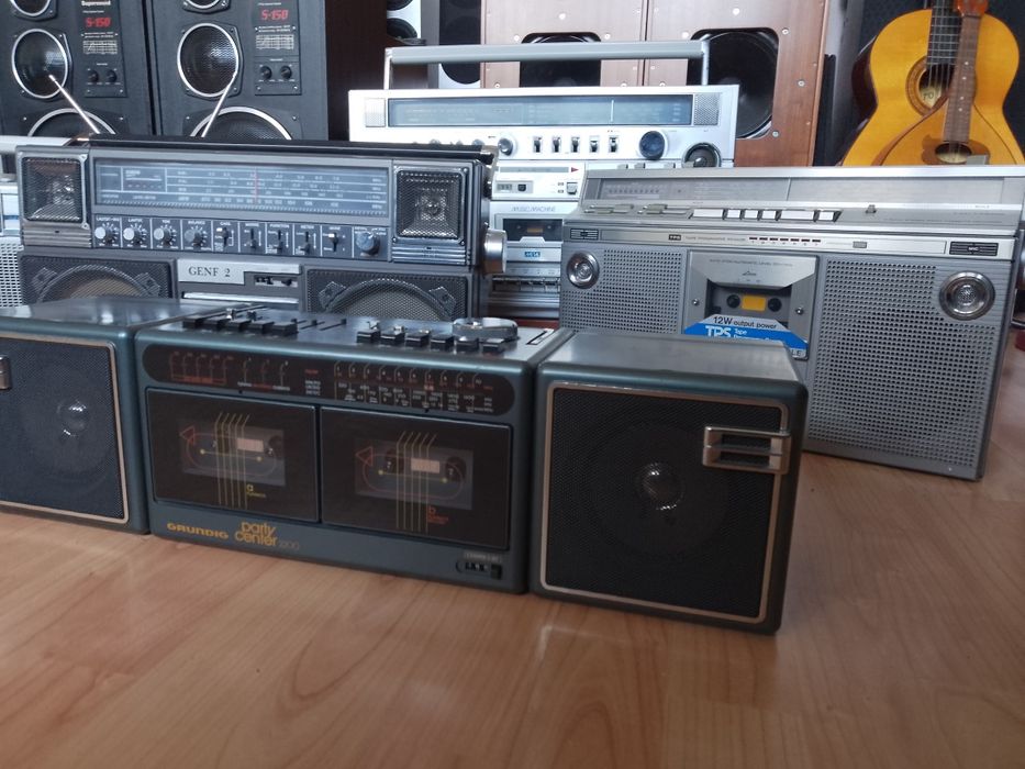 Colecție Radiocasetofoane/Boombox/Jvc, Panasonic, Grundig, etc..