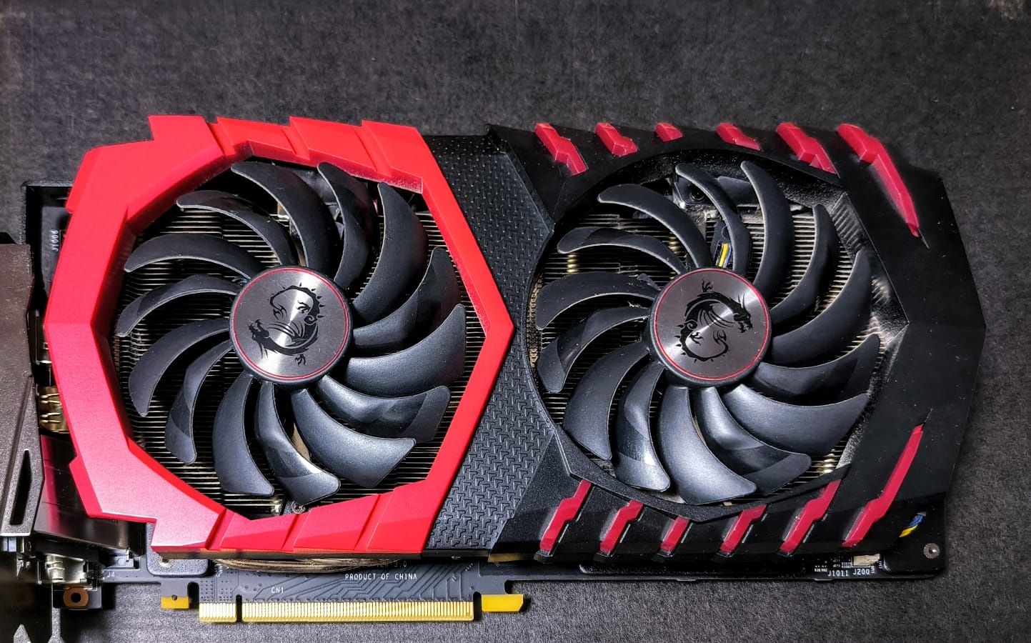 Placa video GTX 1060 3GB msi gaming x impecabilă