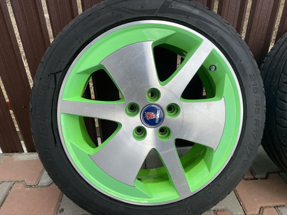 Jante 5X110 + anvelope 215/45R17 vara