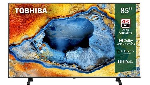 Телевизор Toshiba 85C350NE — это 85-дюймовый 4K Ultra HD