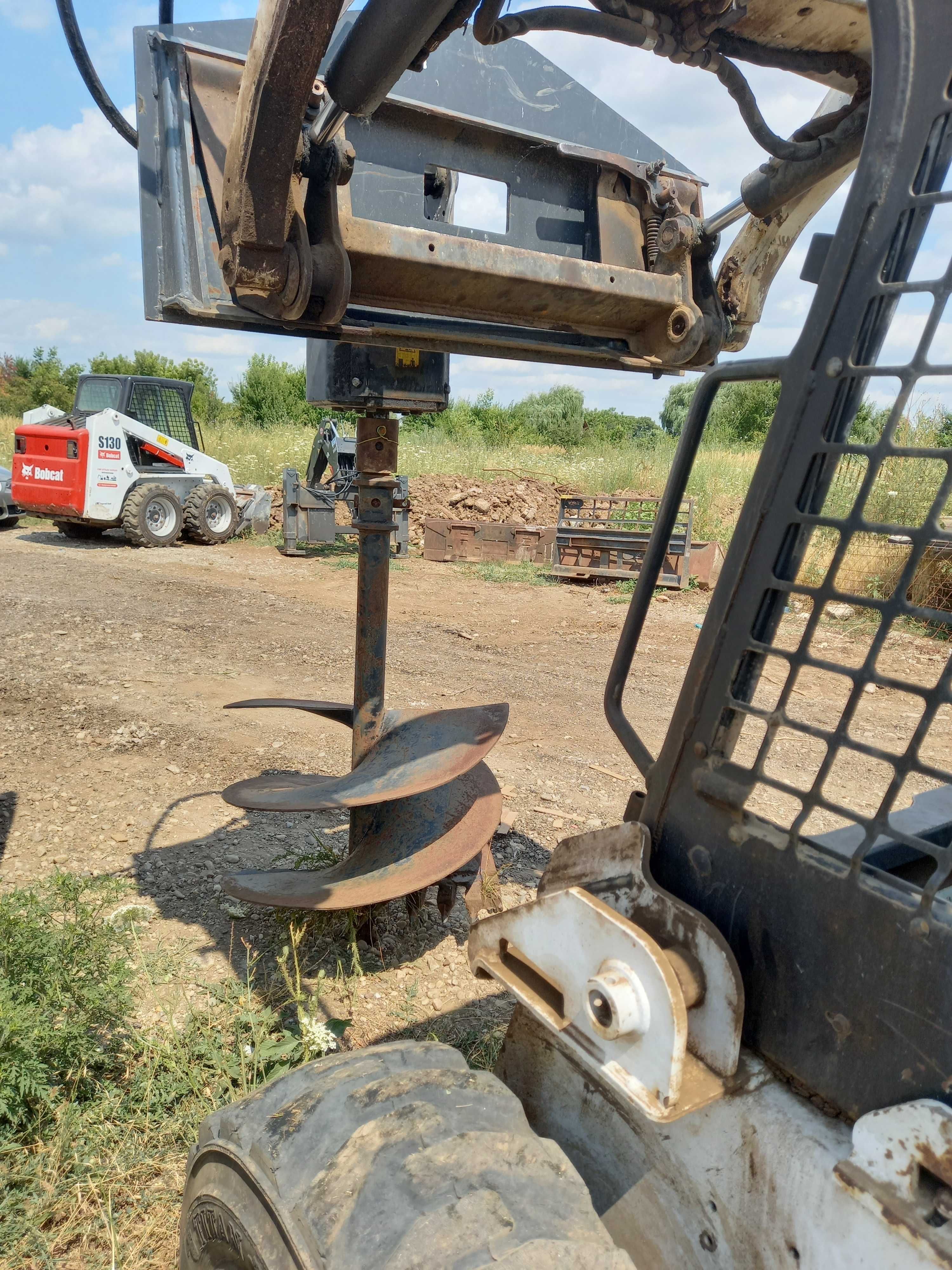 Forare Cuzineti Piloni Foreza Bobcat