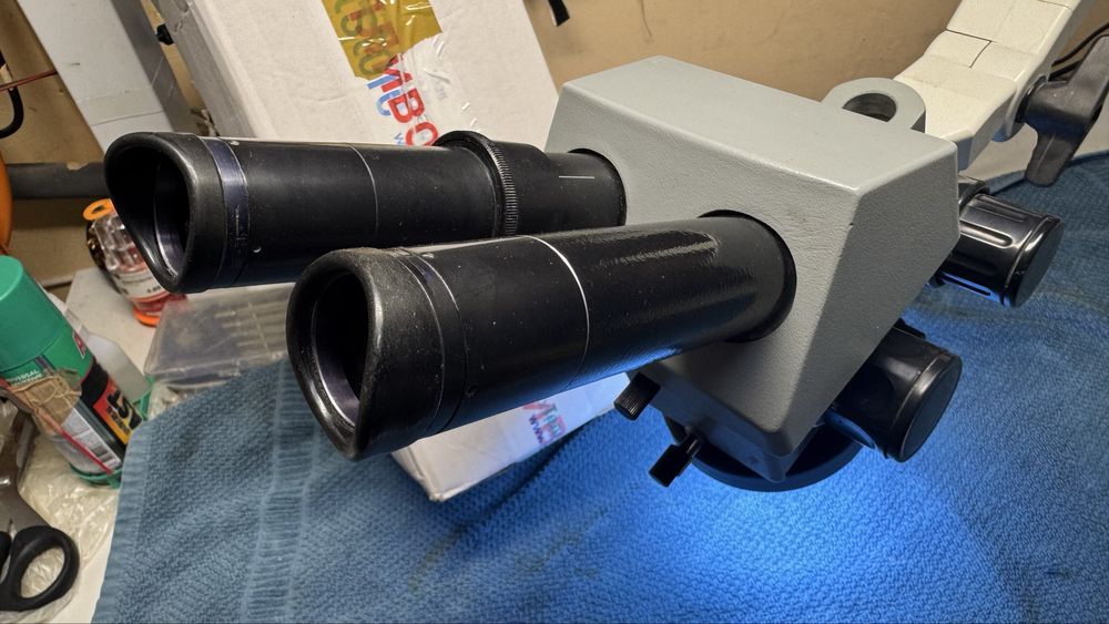 Работен стереомикроскоп зъботехника бижутерия