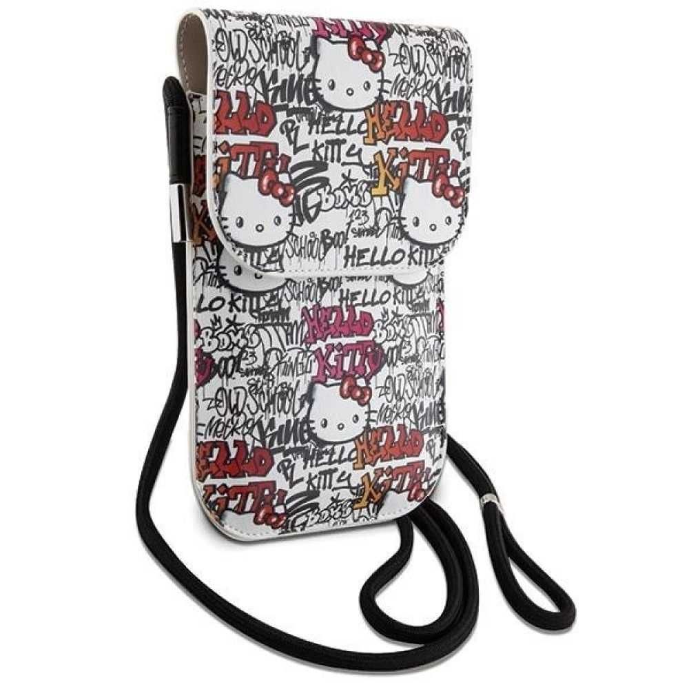 Hello Kitty bag Leather Tags Graffiti Cord