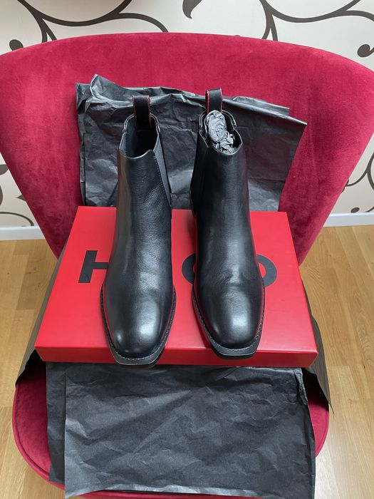 Ghete Hugo piele naturala!!!noi!!