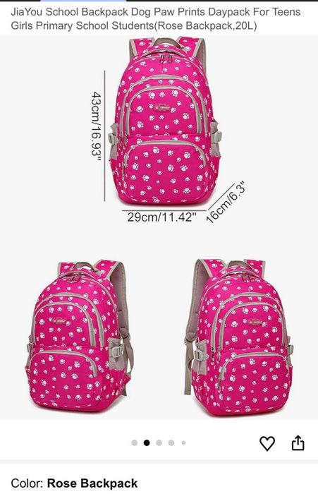 Школьный рюкзак для девочки бренда ZHIERNA