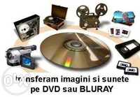 Transfer casete video VHS,minidv, 8mm, VHS-C pe DVD sau stick.