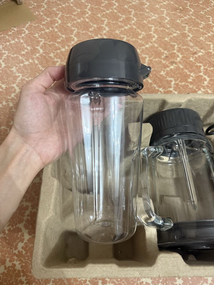 Блендер moulinex pulseo glass mini blender