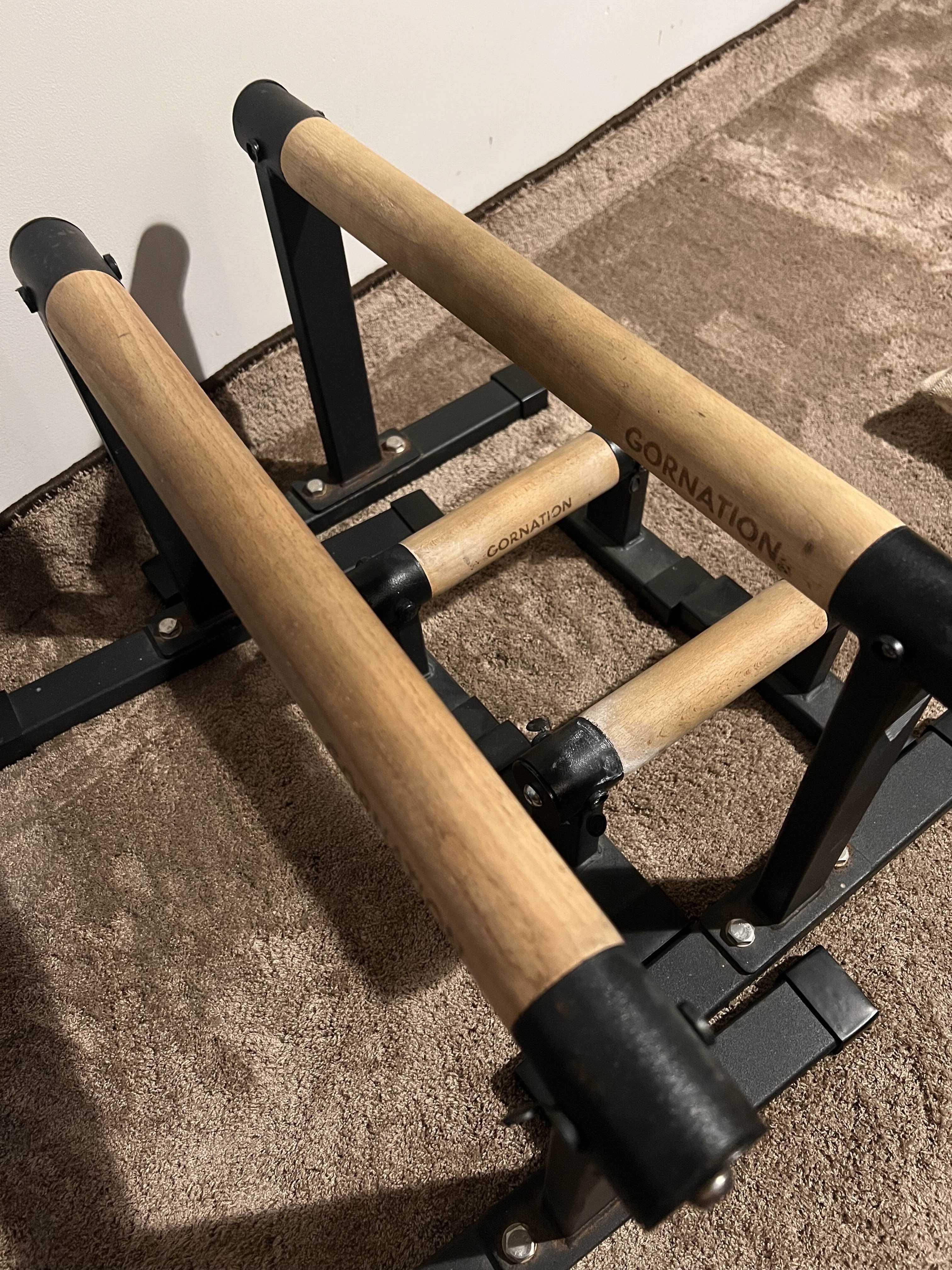 Gornation Premium Parallettes Max and Active