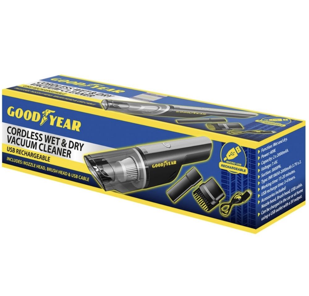 Aspirator auto Mini aspirator umed uscat goodyear GY900315