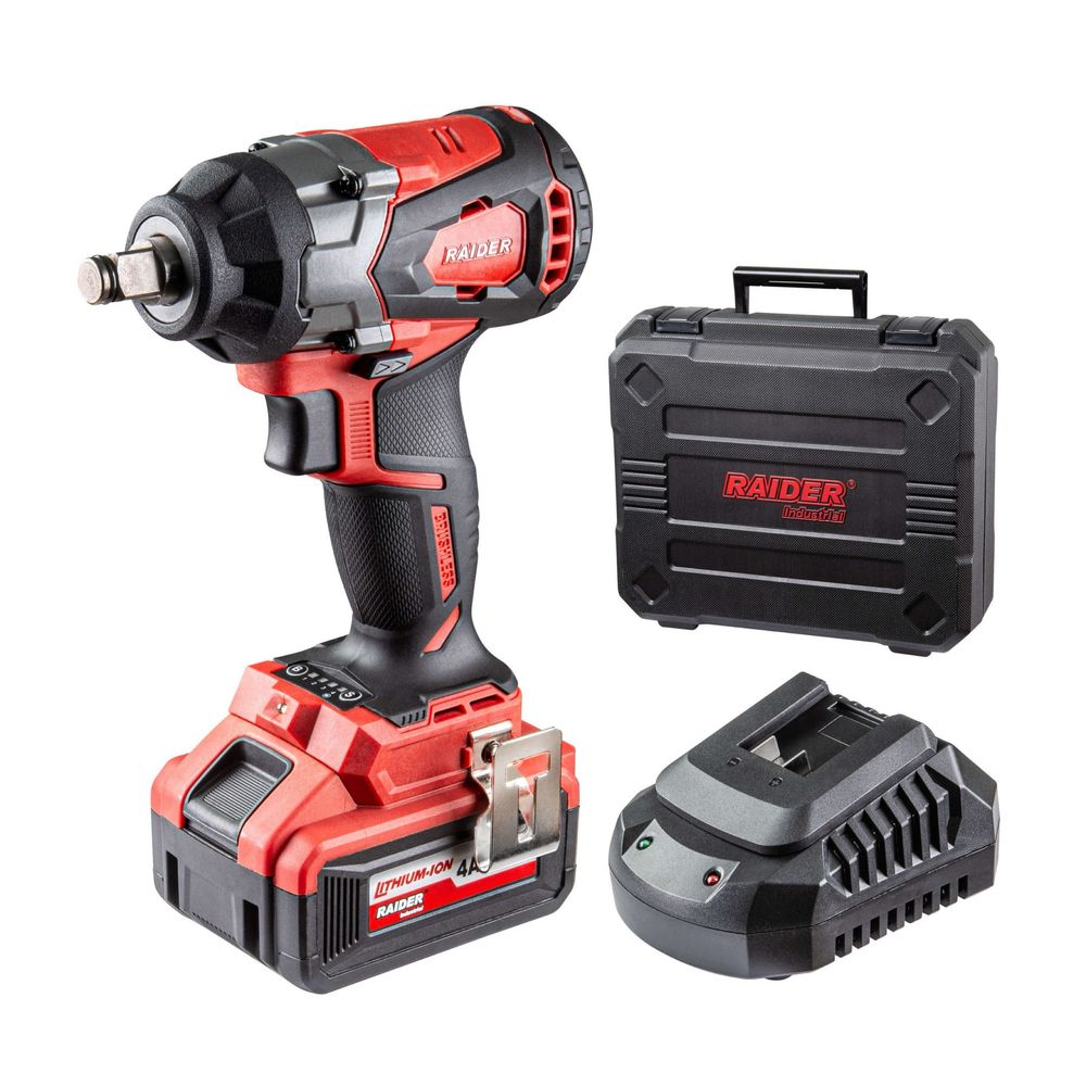 Акумулаторен гайковерт ударен RAIDER RDI-IBW04, 20V - 480 Nm