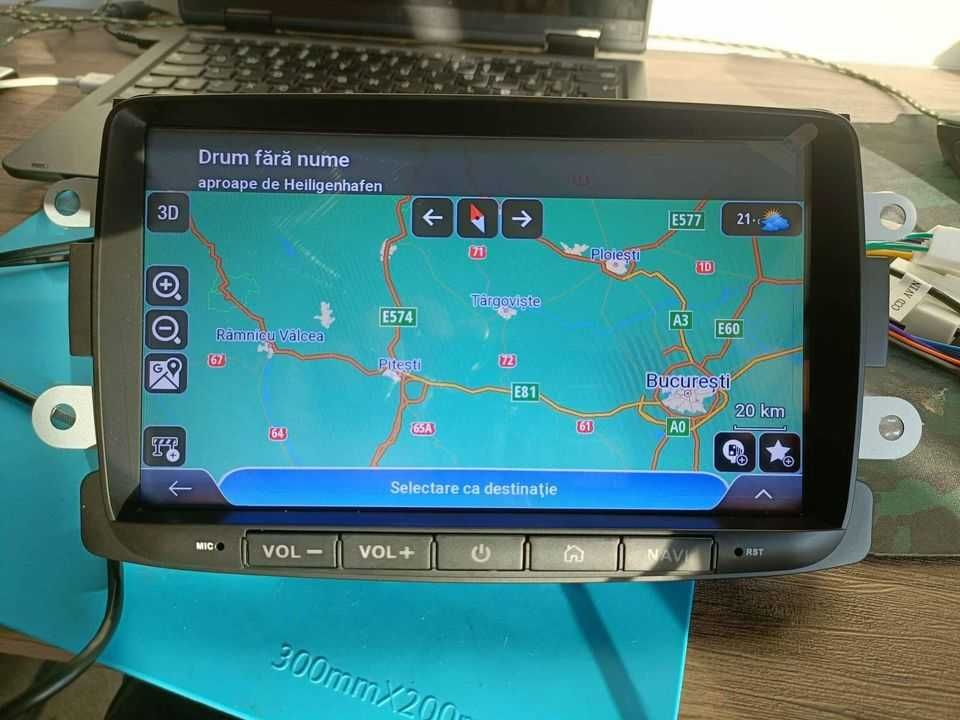 Navigatie Android Dacia Logan, Sandero, Lodgy, Dokker, Duster