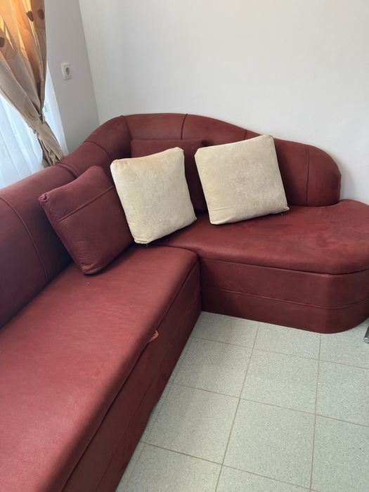 Ъглов разтегаем диван