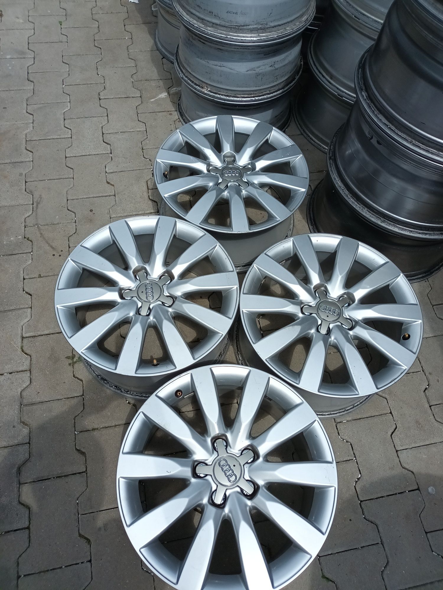 4jante aliaj 5x112 R17 originale audi a4 b8 allroad  a3,A6 Q5 q3