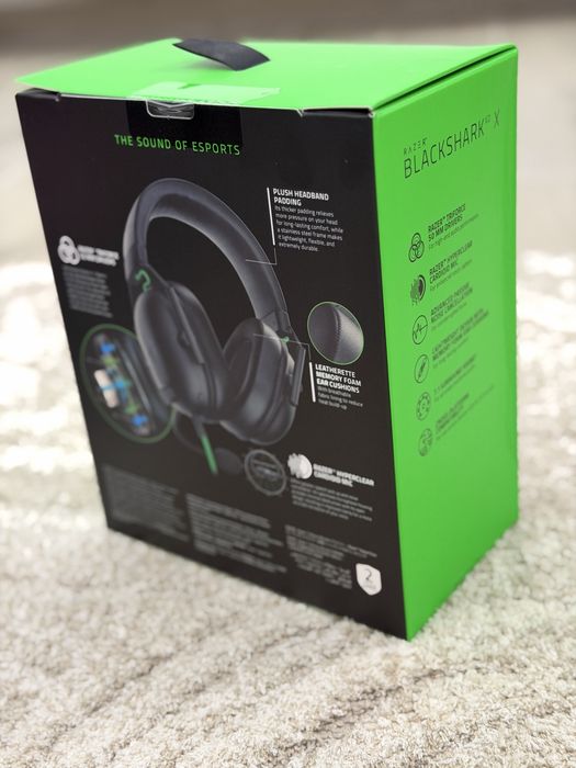 Casti Gaming Razer Blackshark v2X - Noi/Sigilate