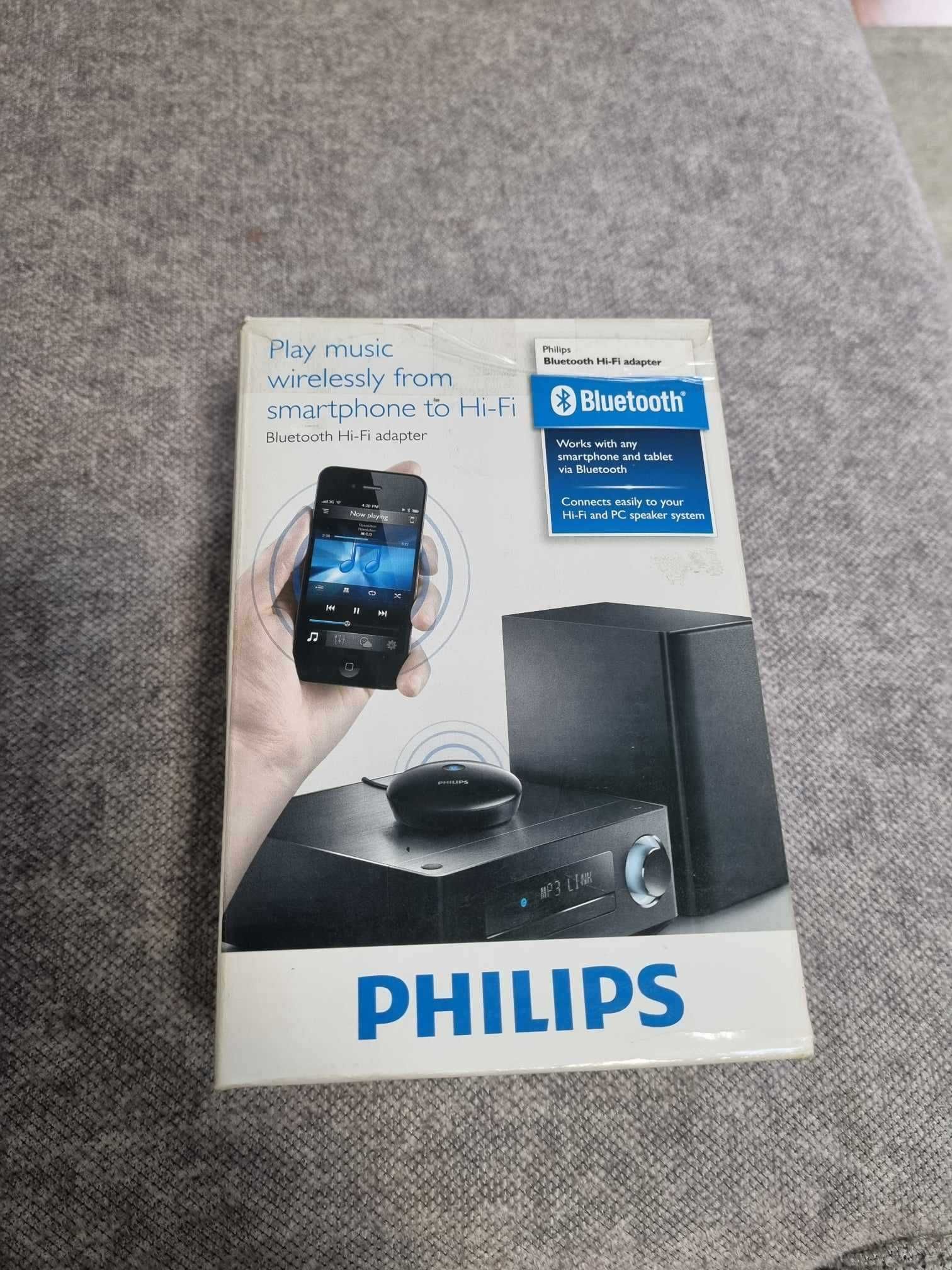 Adaptor Philips cu Bluetooth AEA2000/12, Negru, nou sigilat