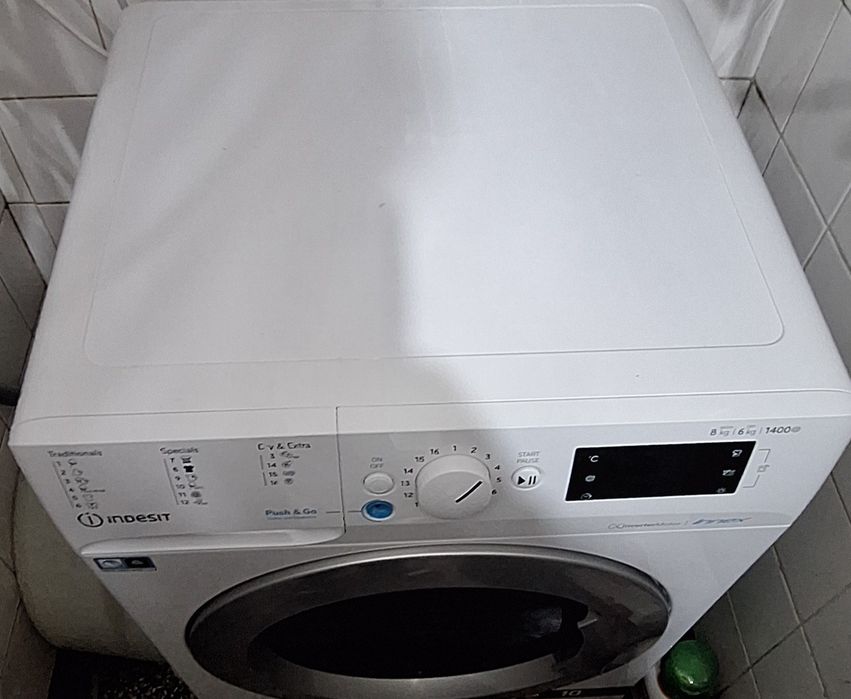 Пералня със сушилня Indesit BDE 861483 XWS EU N