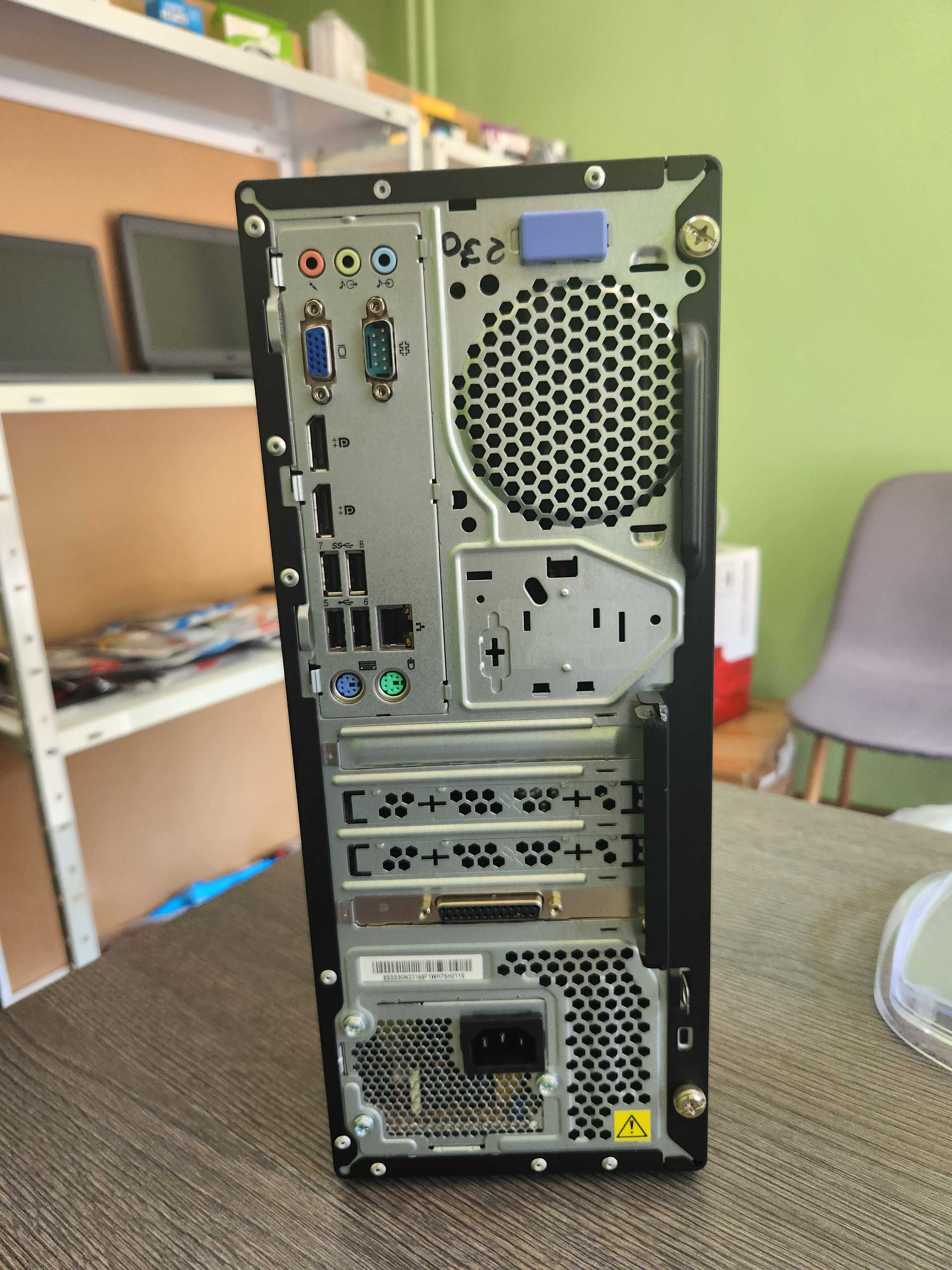 РАЗПРОДАЖБА! Lenovo M710t i3 6100 /8GB DDR4 /SSD 256 GB NVMe / 12м.