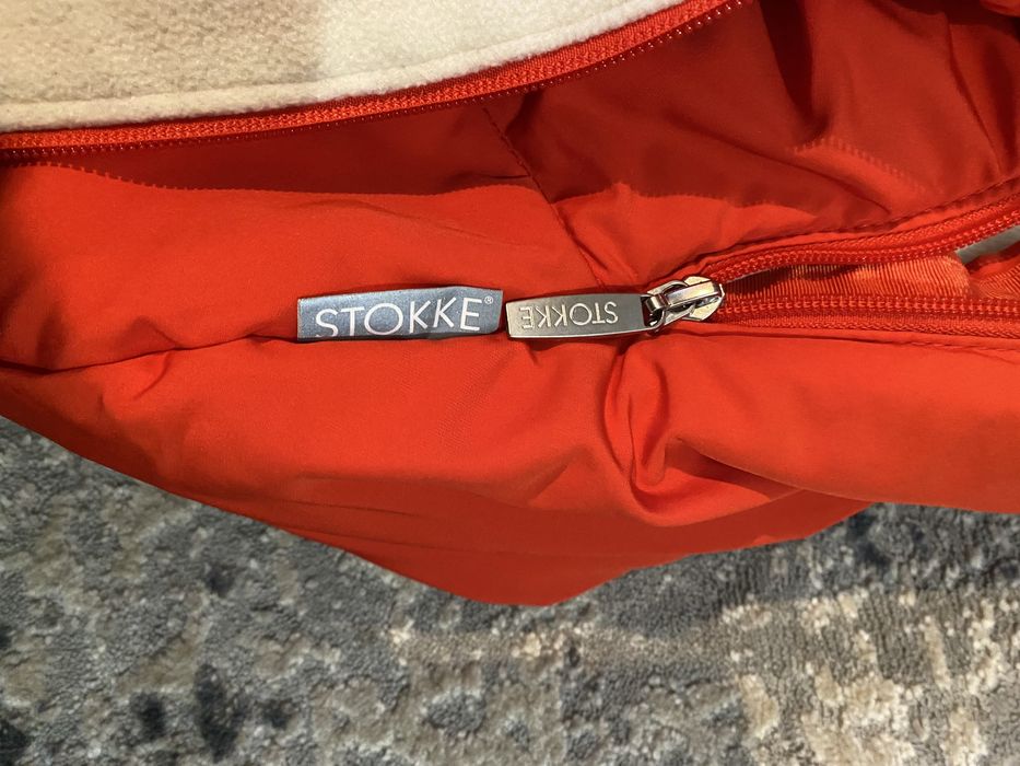 Footmuff original Stokke Xplory – culoare rosie