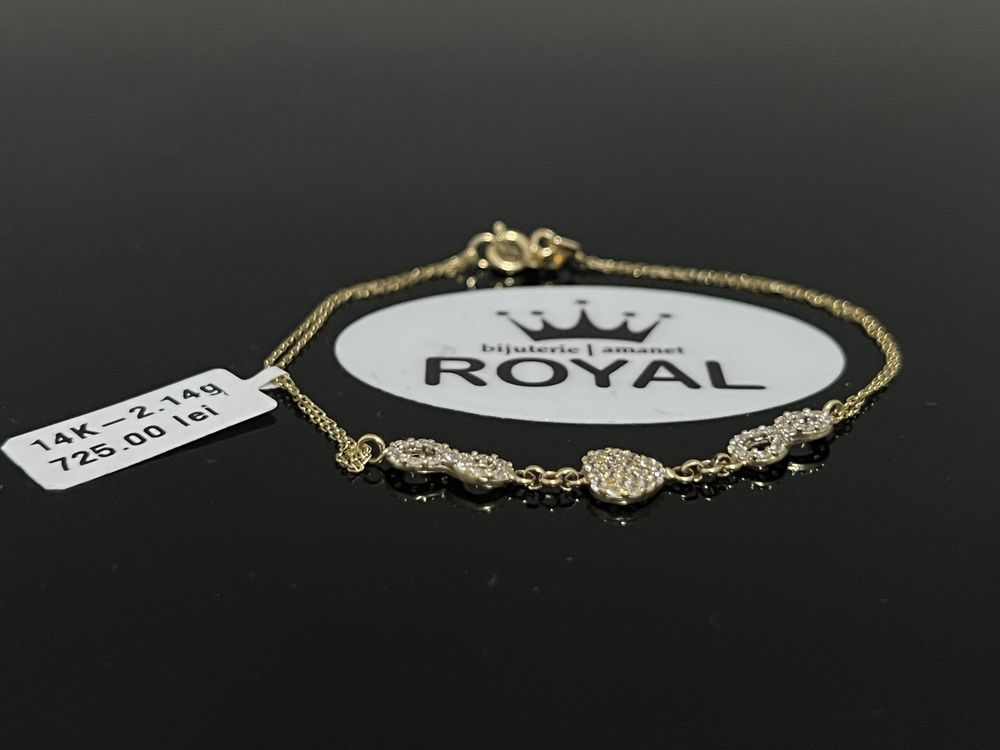 Bijuteria Royal CB : Bratara dama aur 14k 2,14 grame