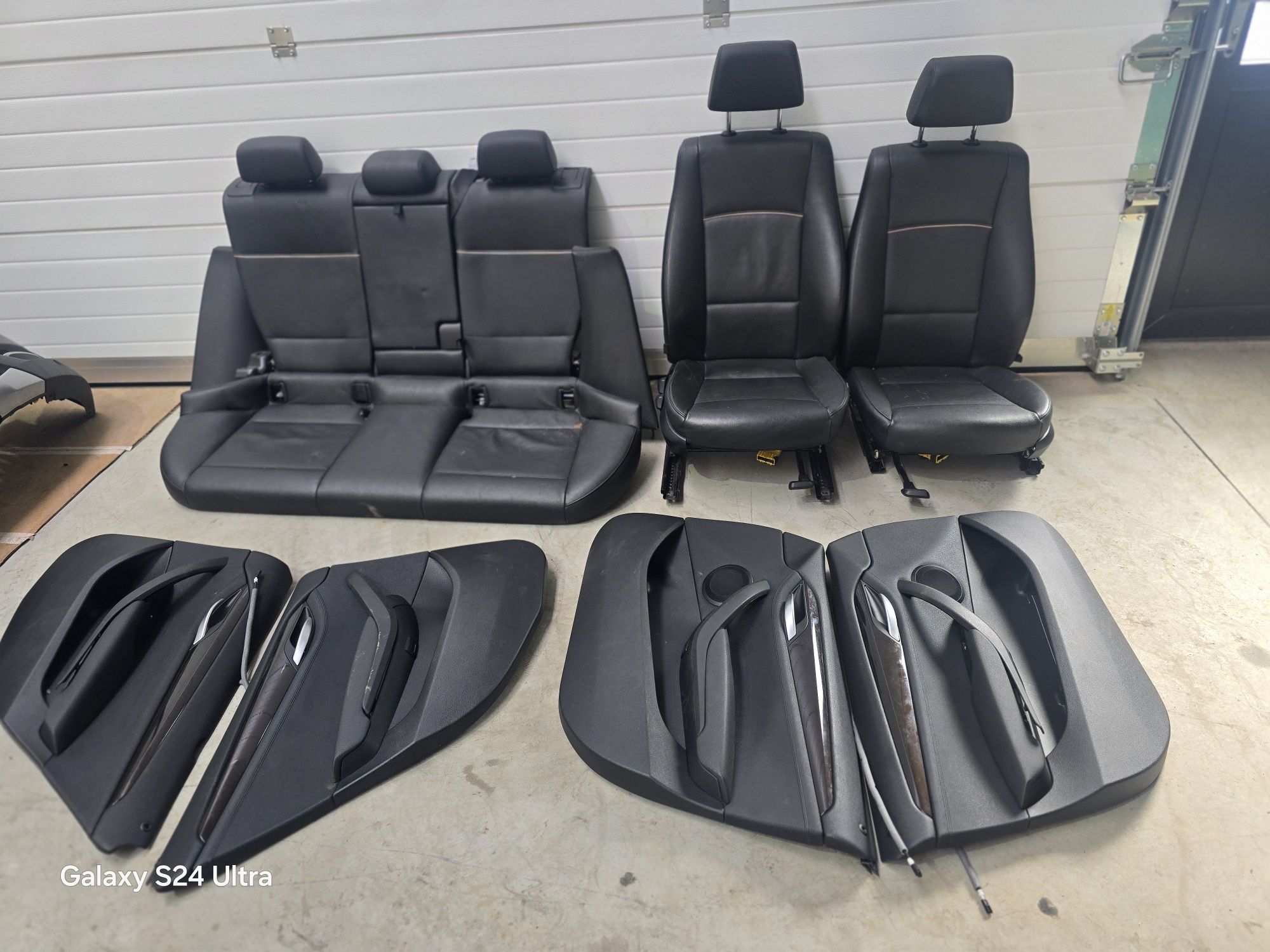 Interior piele neagra bmw x1 e84 cu incalzire complet