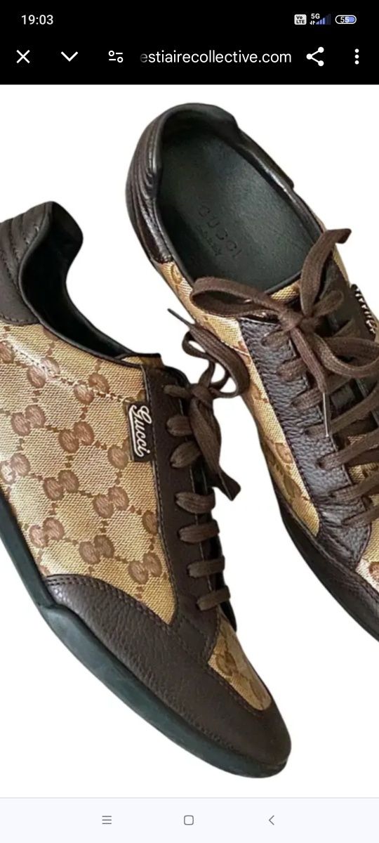 Gucci спортно елегантни дамски обувки