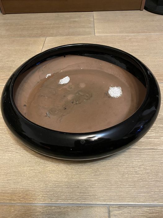 Vas mare din teracotă pentru bonsai ; Vas din bronz  pentru bonsai