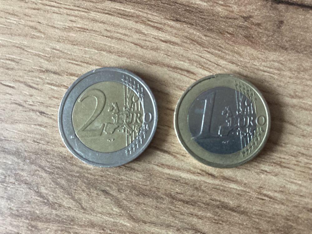 2+1 евро френски редки монети