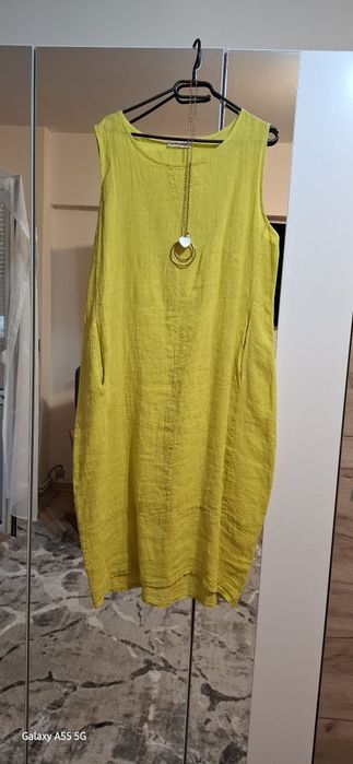 Rochita mr universala din in  cu buzunare