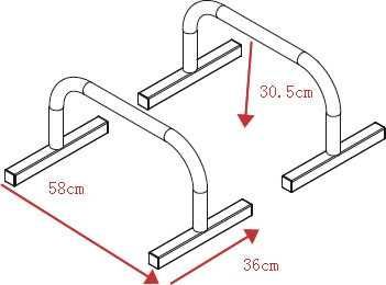 Parallettes Стойки за Кросфит Паралети , Поставки за Лицеви Упори