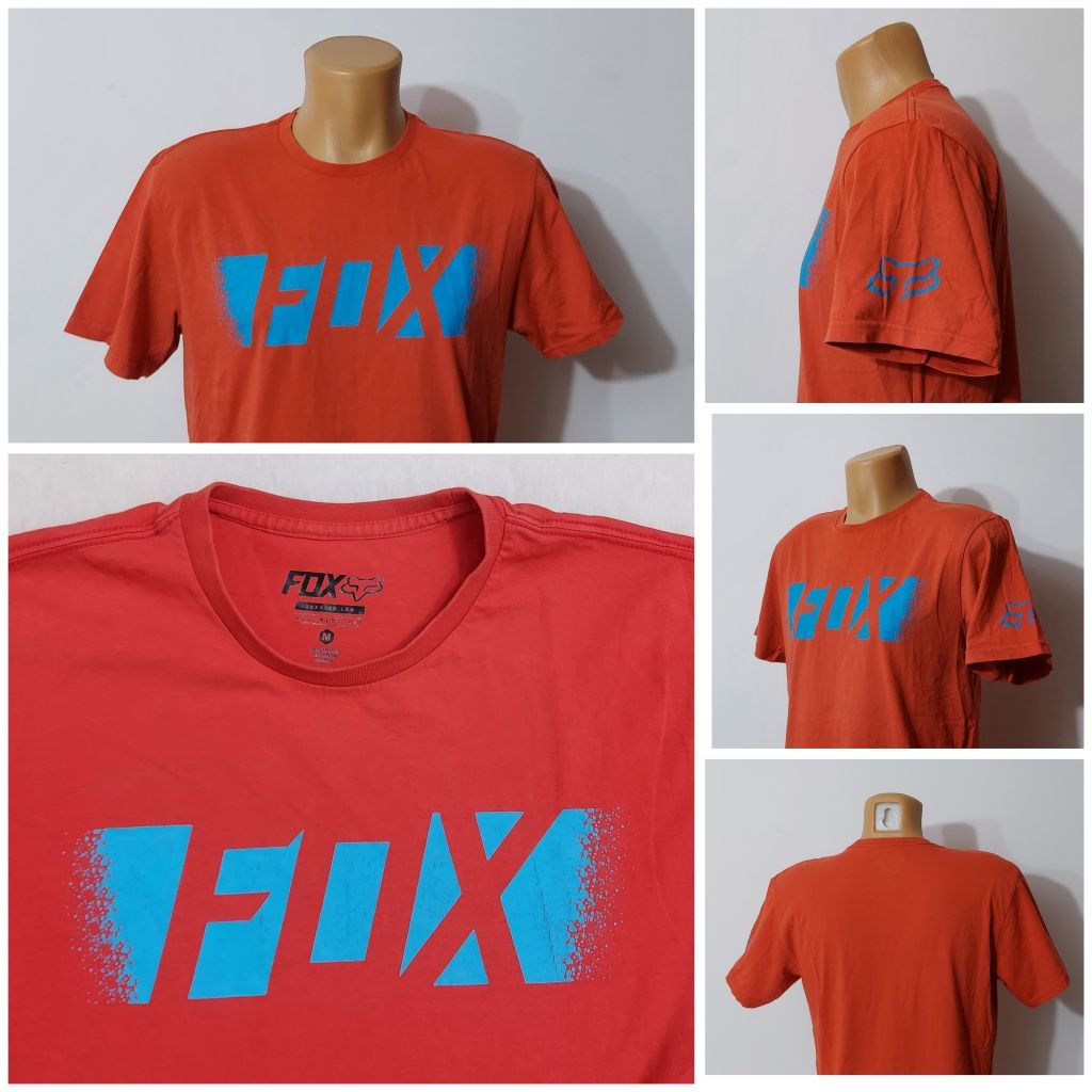 Tricou FOX Pragmatic, mărimea M Roșu, 100% bumbac (man)