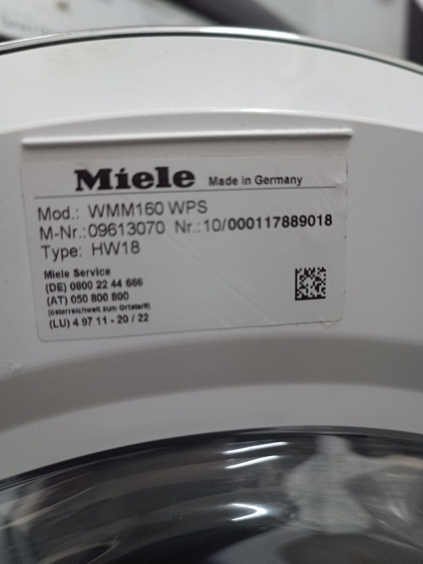 Mașină de spălat Miele w1