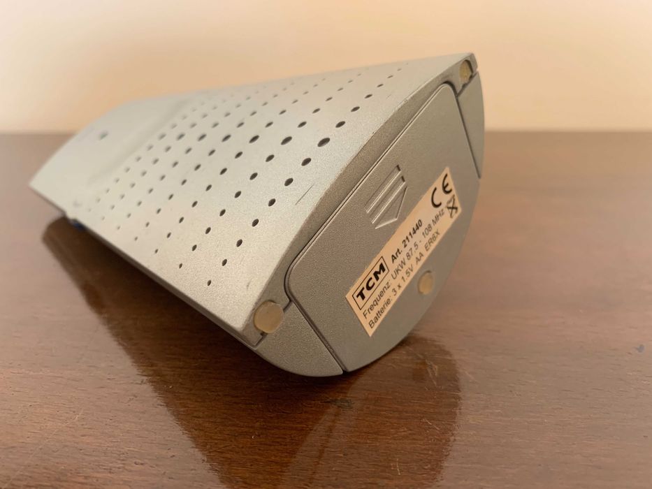 Оригинално портативно немско FM радио часовник будилник TCM - 2 броя