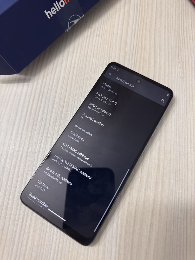 Motorola Moto G24 power